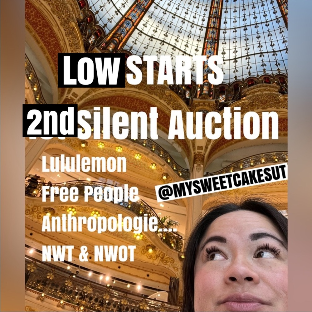 Live Auction $8 or less or more bid starts